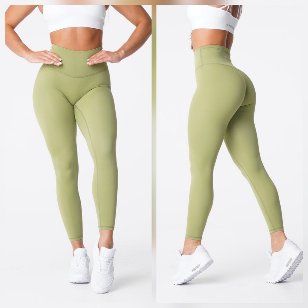 NVGTN Olive Signature 2.0 Leggings Size XL